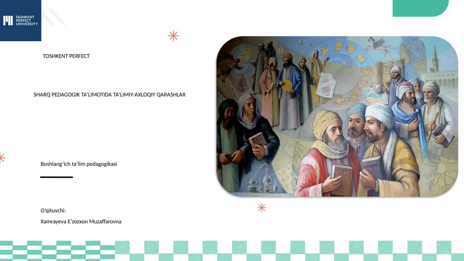 SHARQ PEDAGOGIK TA’LIMOTIDA TA’LIMIY-AXLOQIY QARASHLAR 1
