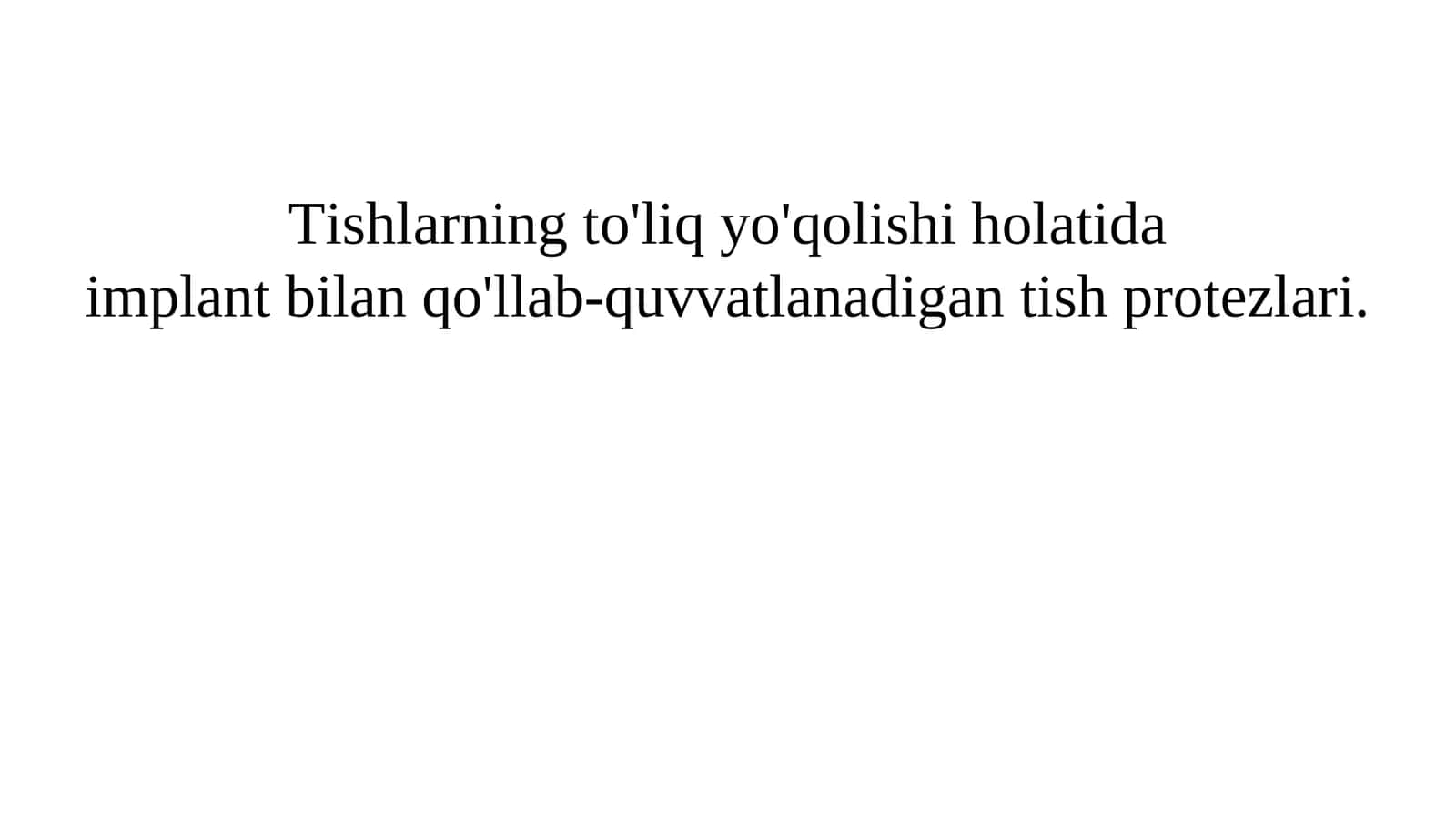 Tish implantati osteointegratsiya bosqichlari 1
