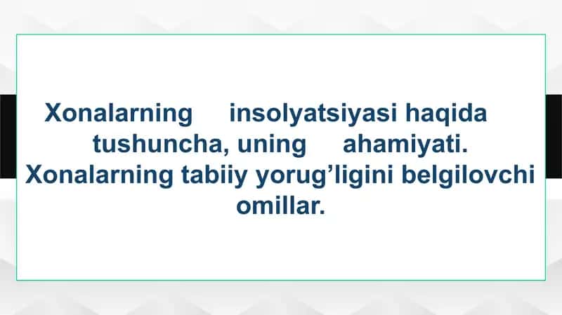 Xonalarninginsolyatsiyasi 1