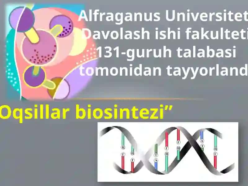 Oqsillar biosintezi 1