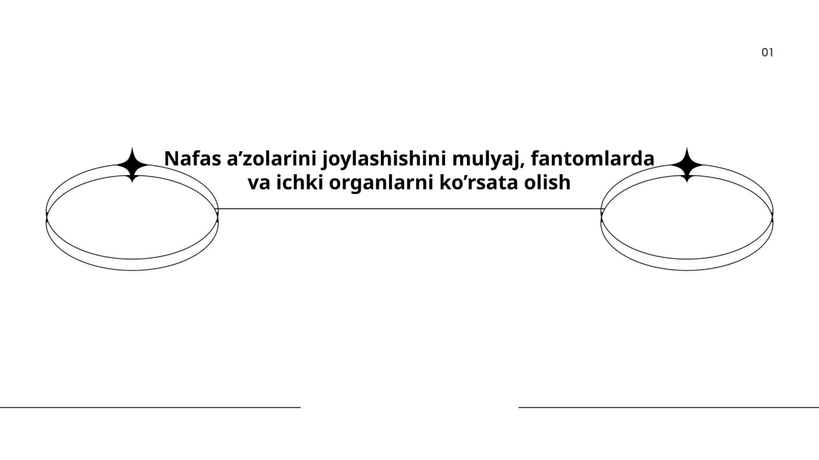 Nafas a’zolarini joylashishini mulyaj, fantomlarda va ichki organlarni ko’rsata olish 1