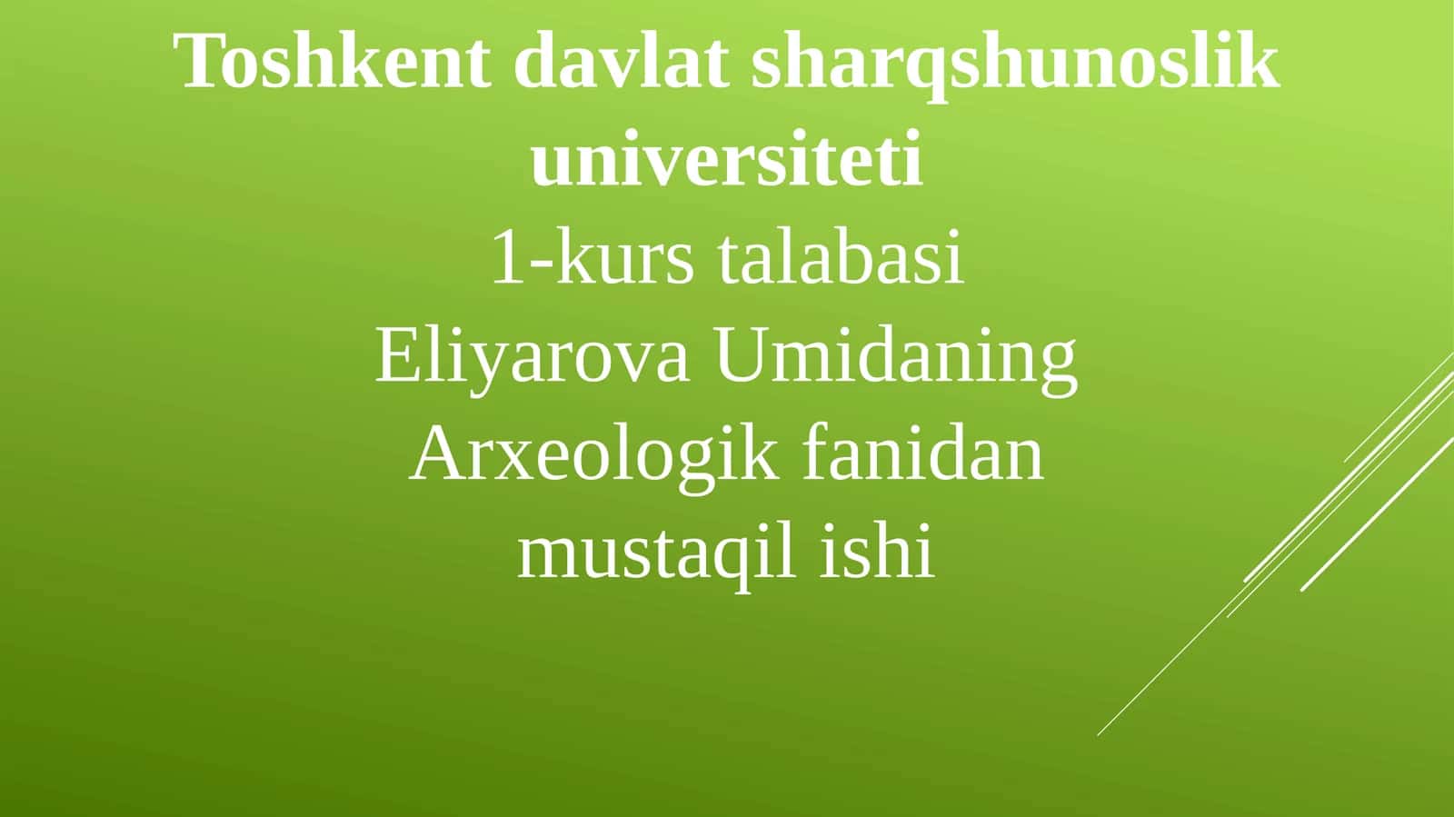 Zamonaviy odamning paydobo‘lishi va rivojlanishi 1