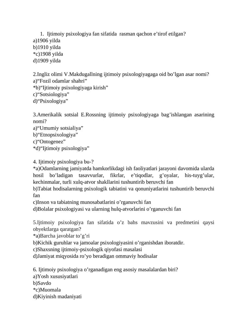 Ijtimoiy psixologiya 1