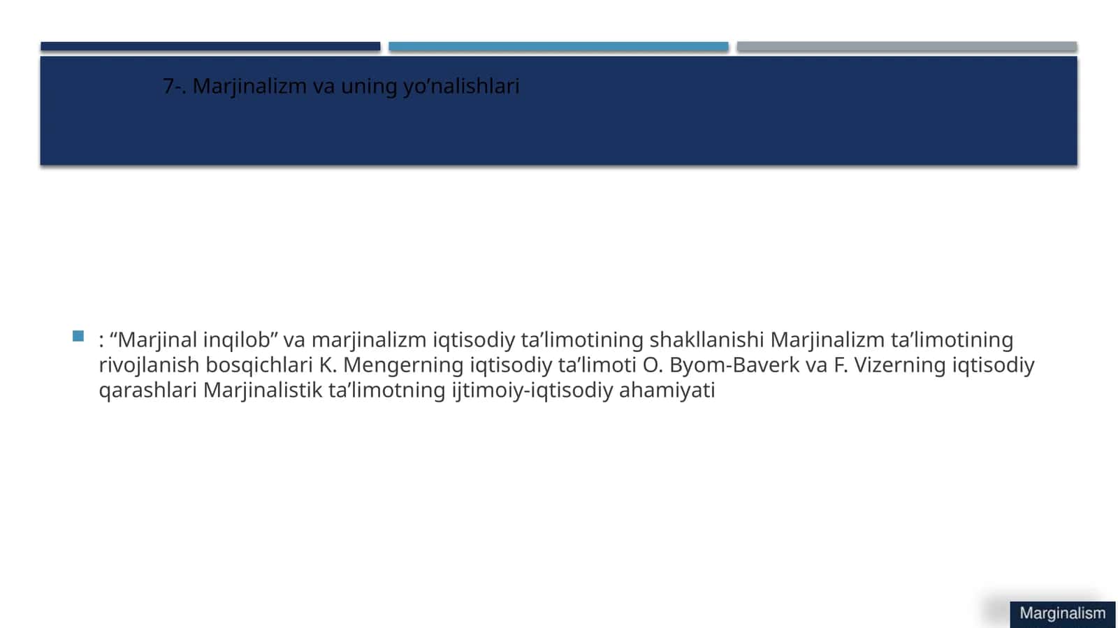 Marjinalizm va uning yoʼnalishlari 1