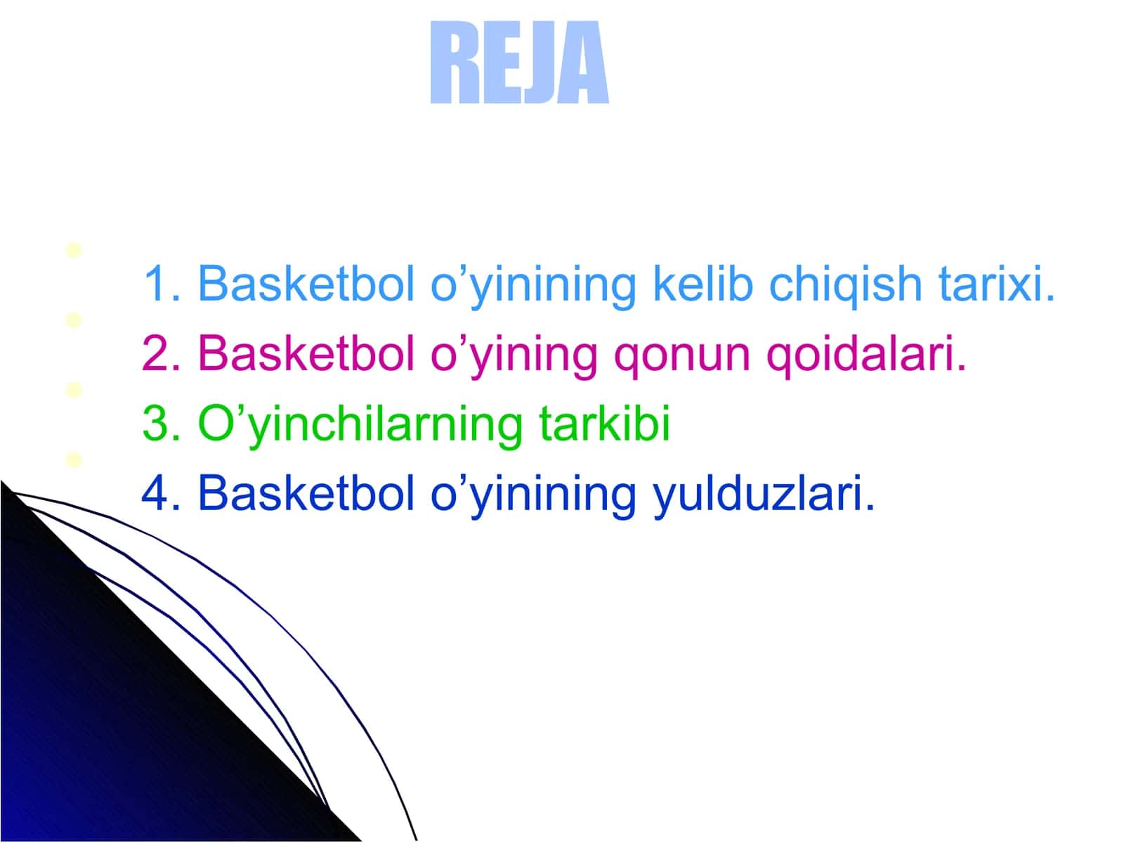 Basketbol o’yinining yulduzlari 1