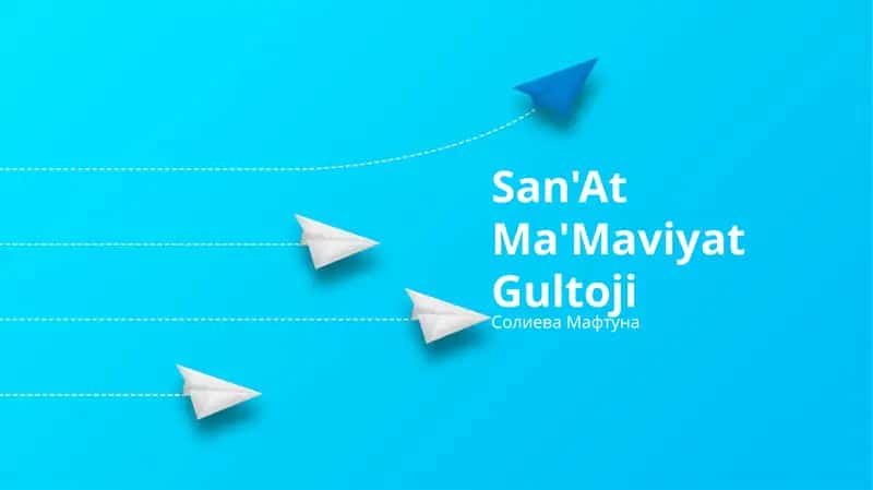 San'At Ma'Maviyat Gultoji 1