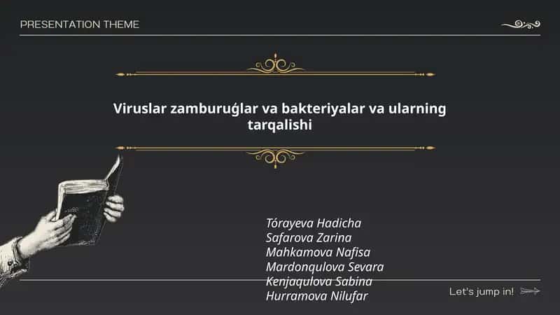 Viruslar zamburuģlar va bakteriyalar va ularning tarqalishi 1