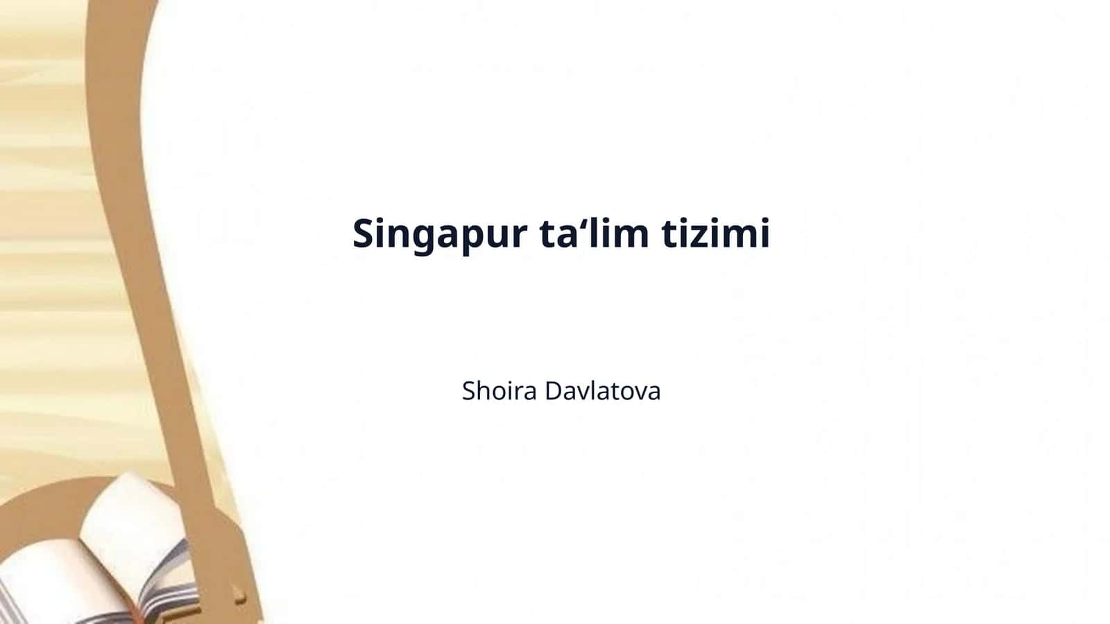 Singapur ta‘lim tizimi 1