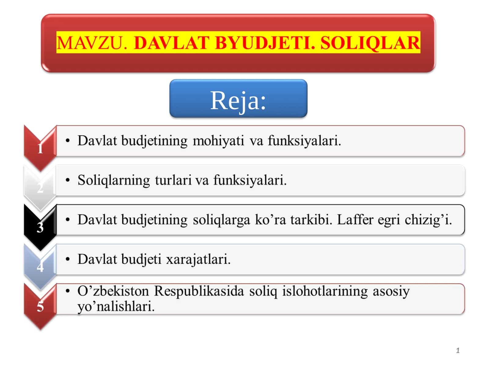 Davlat budjeti 1
