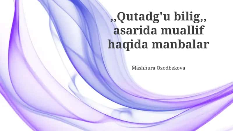 Qutadg'u bilig 1