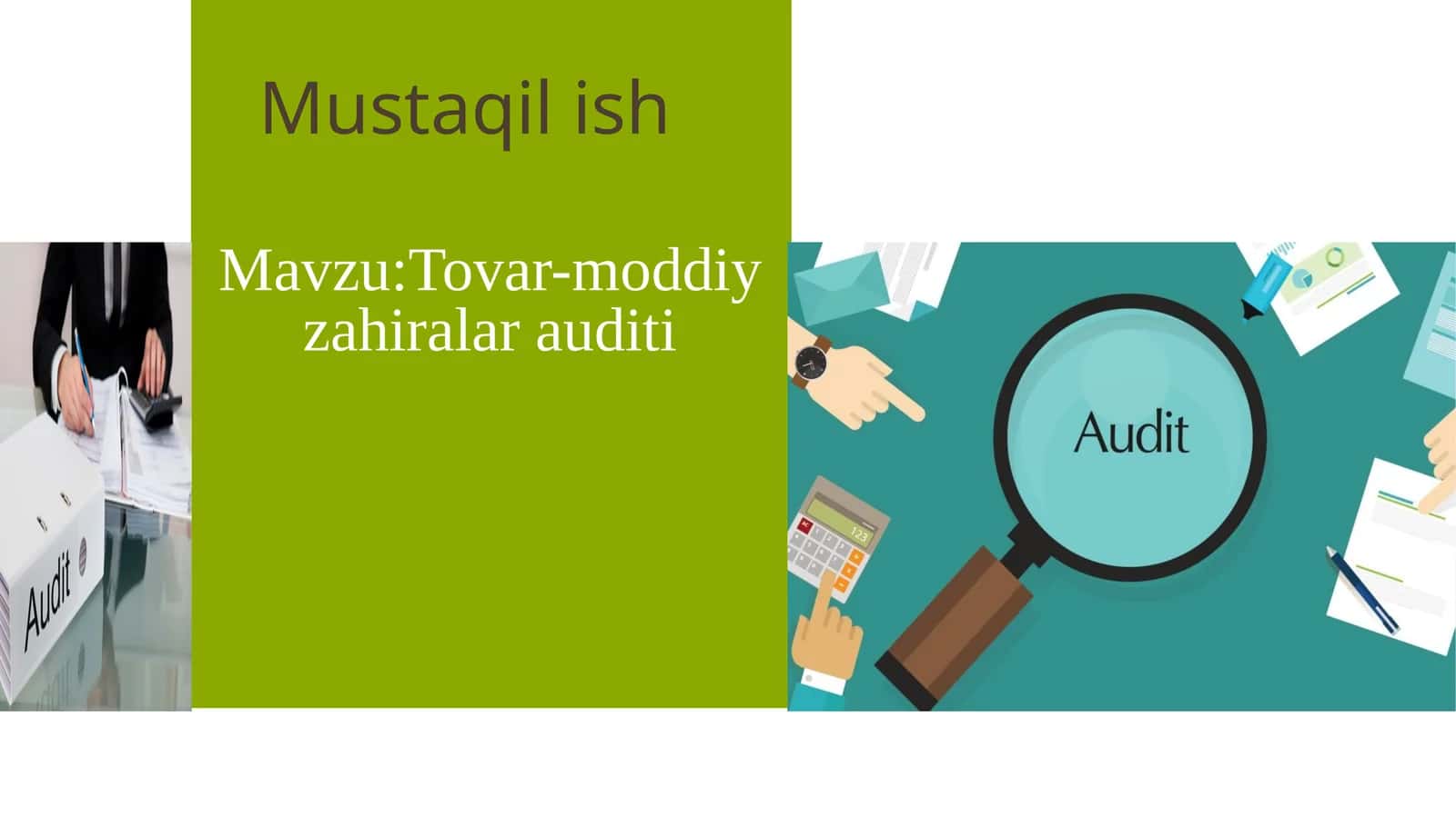 Tovar-moddiy zahiralari auditi 1