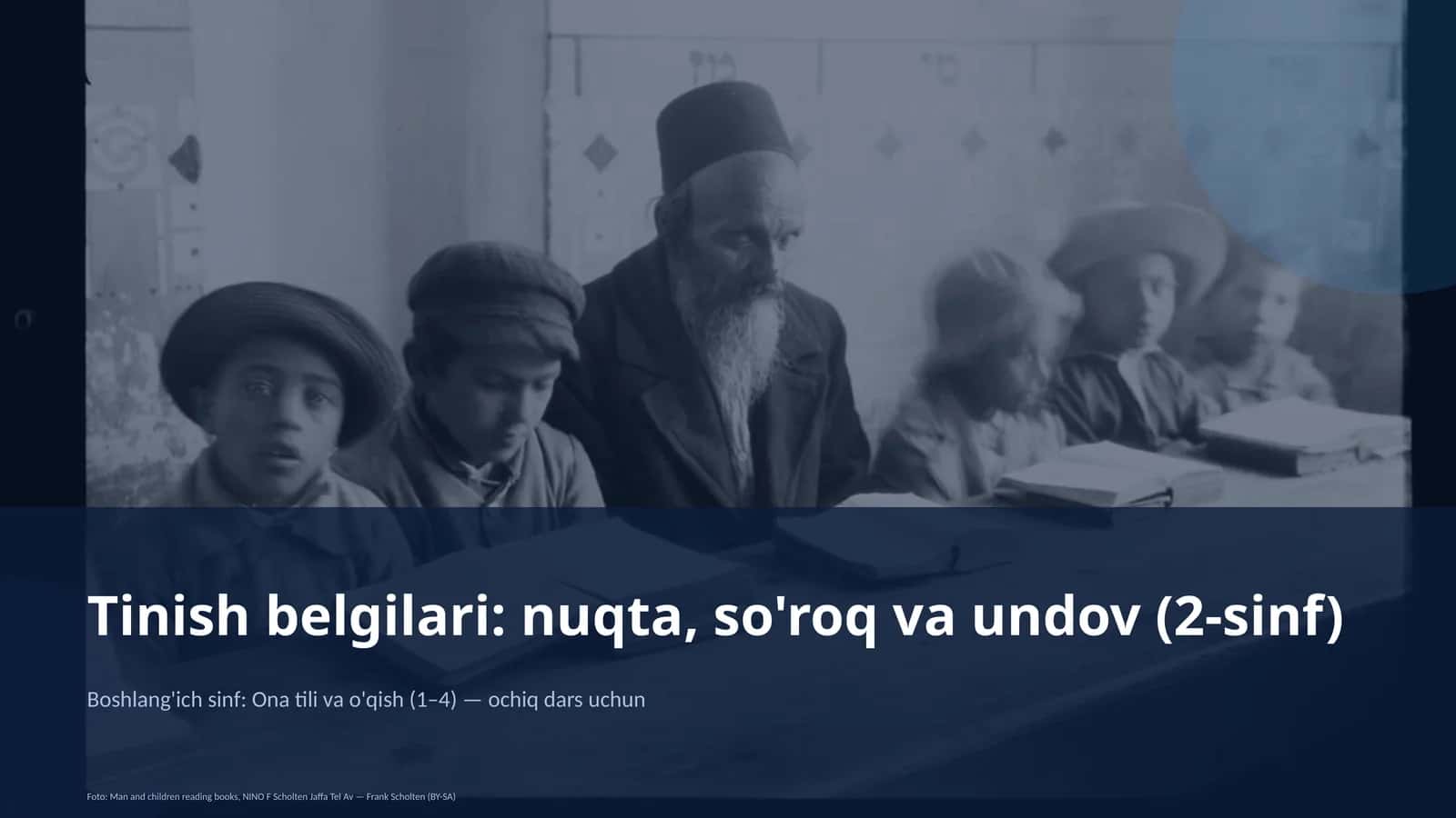 Tinish belgilari: nuqta, so'roq va undov (2-sinf) 1