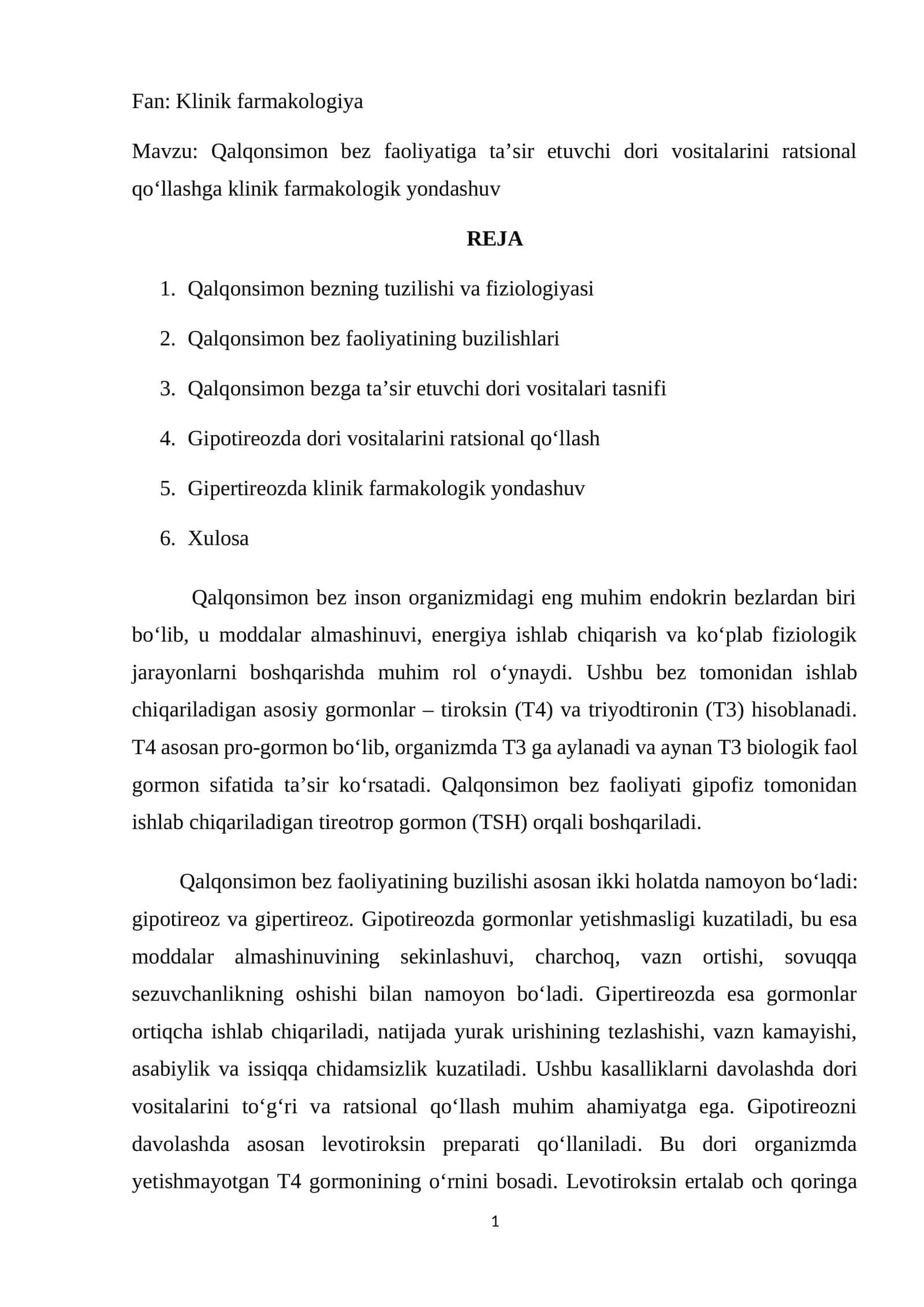 Klinik farmakologiya 1