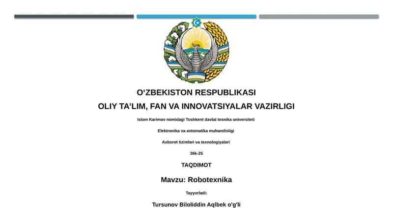 Robotexnika 1