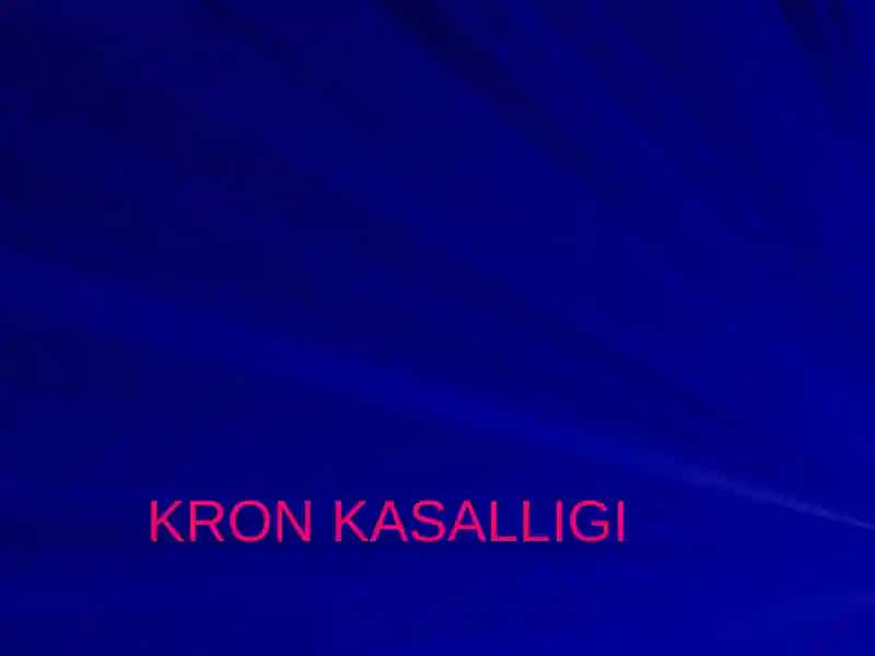 Kron kasalligi