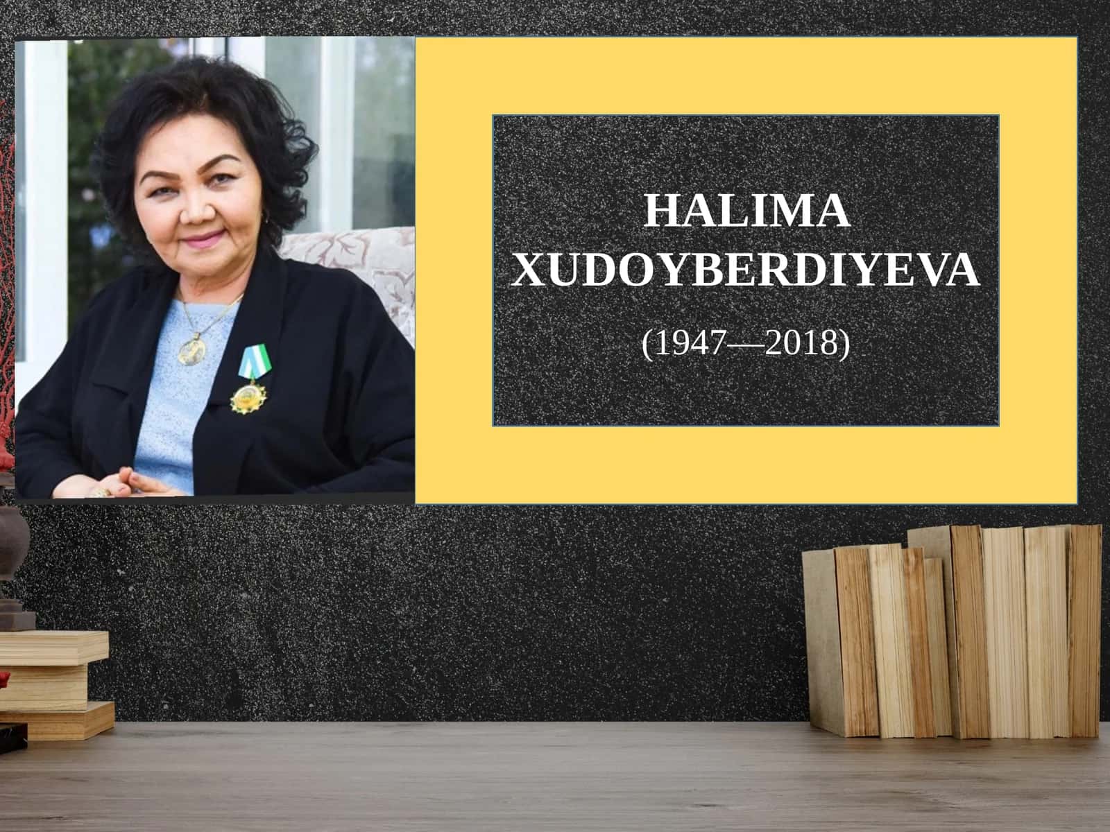HALIMA XUDOYBERDIYEVA 1