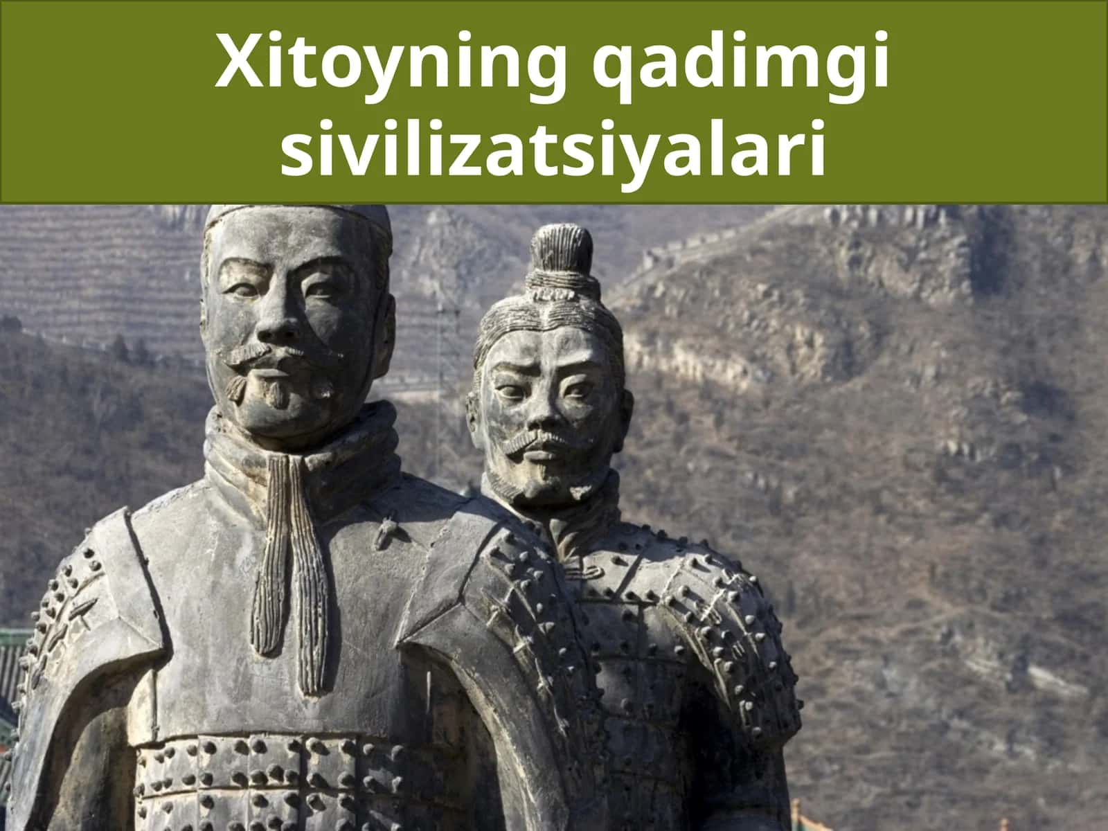 Qadimgi Xitoyning qadimgi sivilizatsiyalari 1