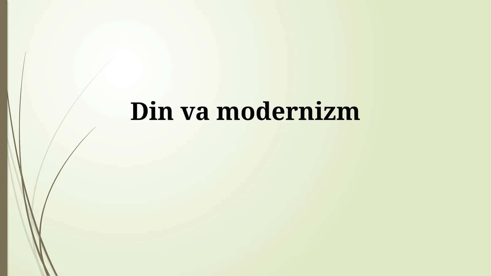 Dinvamodernizm 1