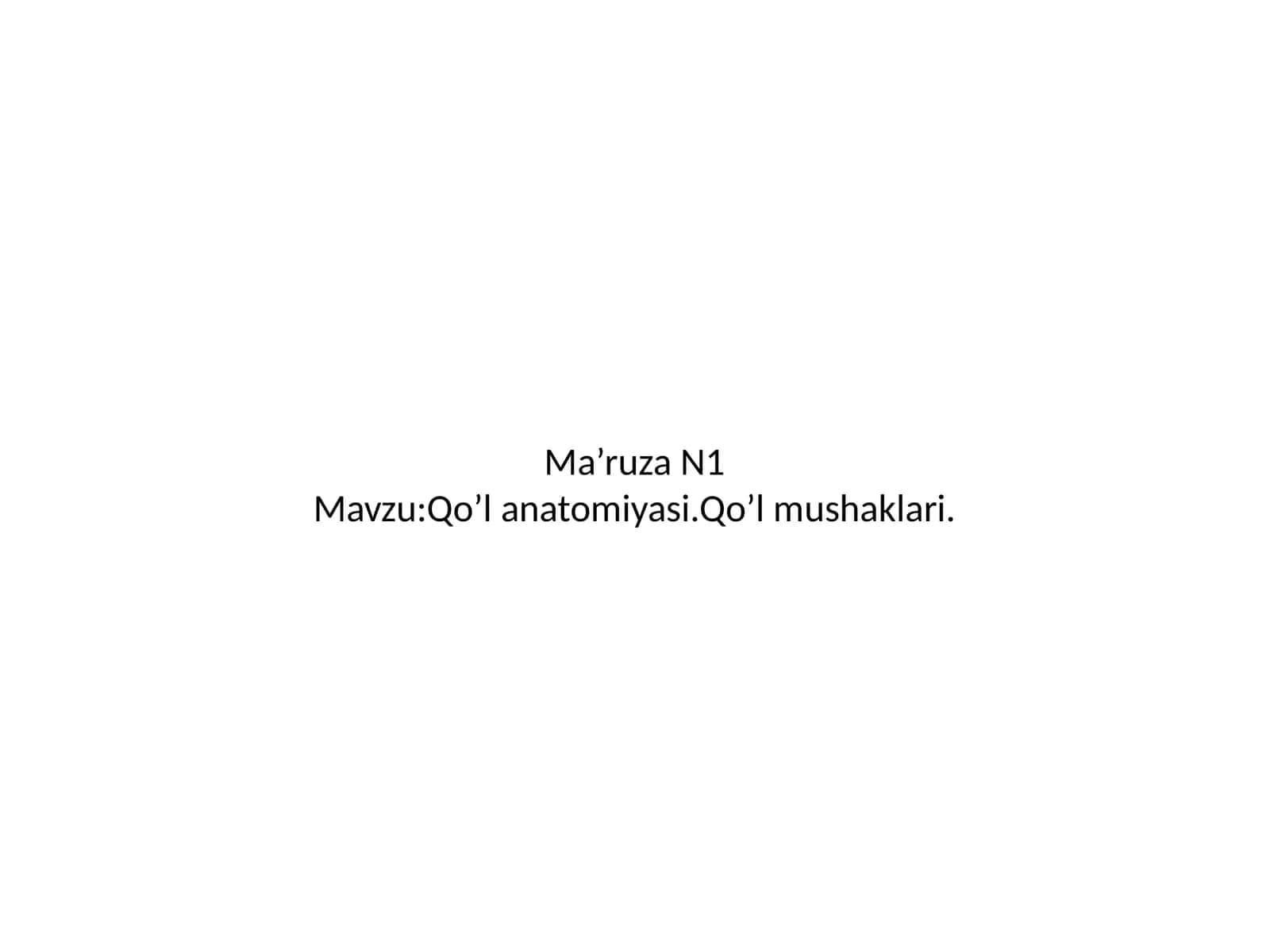 qo'l mushaklari 1