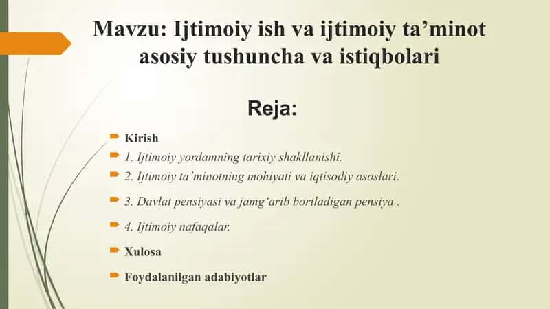 Ijtimoiy ish va ijtimoiy taʼminot asosiy tushuncha va istiqbolari 1
