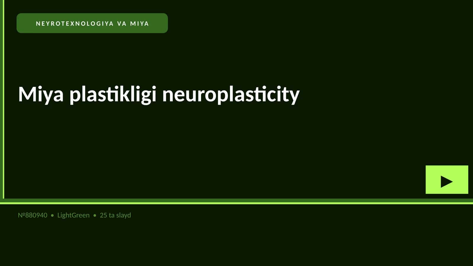 Miya plastikligi neuroplasticity 1