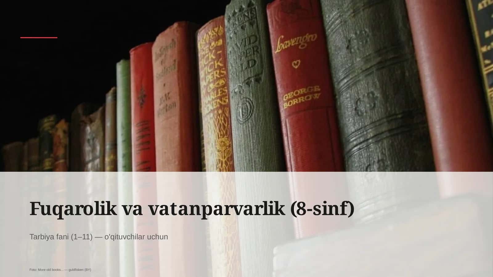 Fuqarolik va vatanparvarlik (8-sinf) 1
