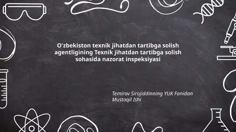 Temirov Sirojiddinning YUK Fanidan Mustaqil Ishi 1