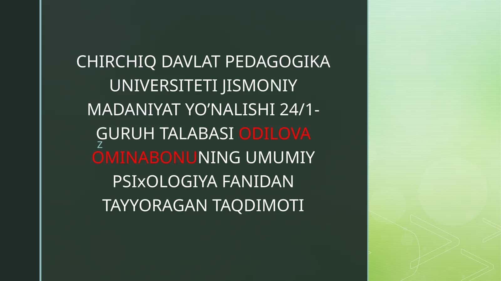 O’spirinlik davrida kasbtanlashga oid muammolar 1