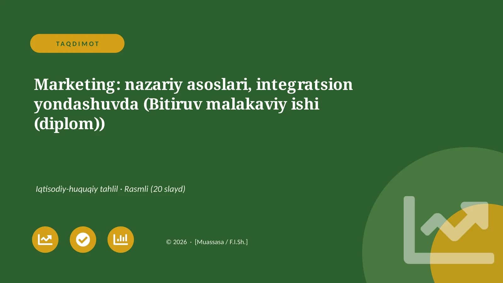 Marketing: nazariy asoslari, integratsion yondashuvda 1