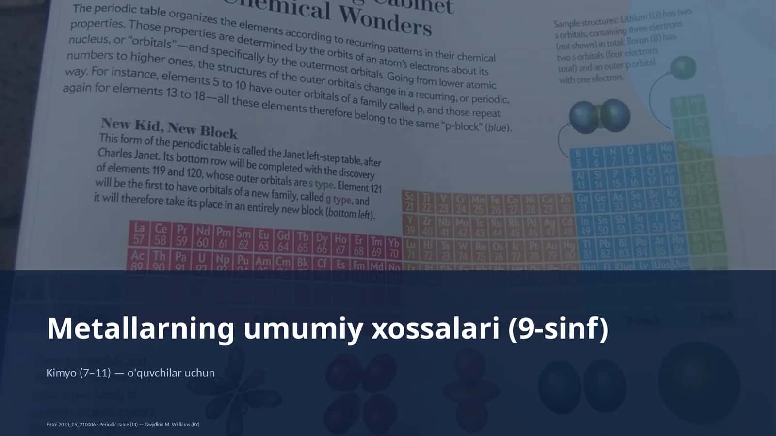 Metallarning umumiy xossalari (9-sinf) 1