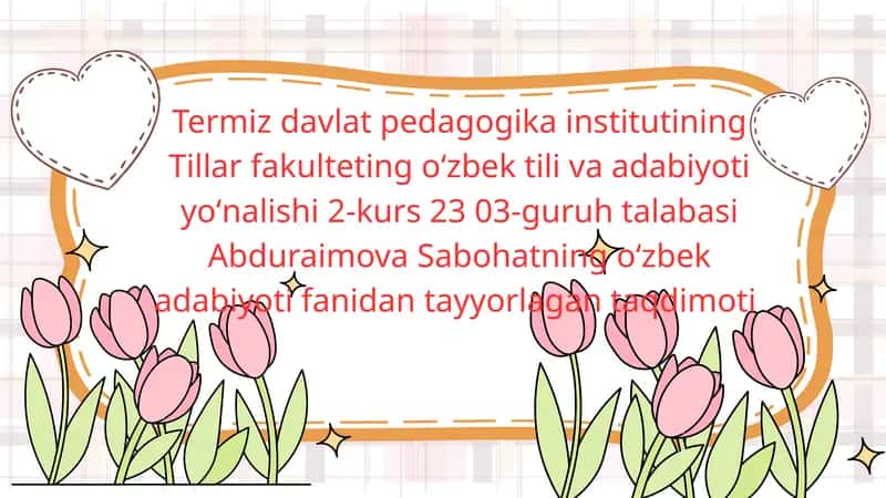 Ahmad Yassaviy va Ahmad Yugnakiy hayoti va ijodining manbalari 1