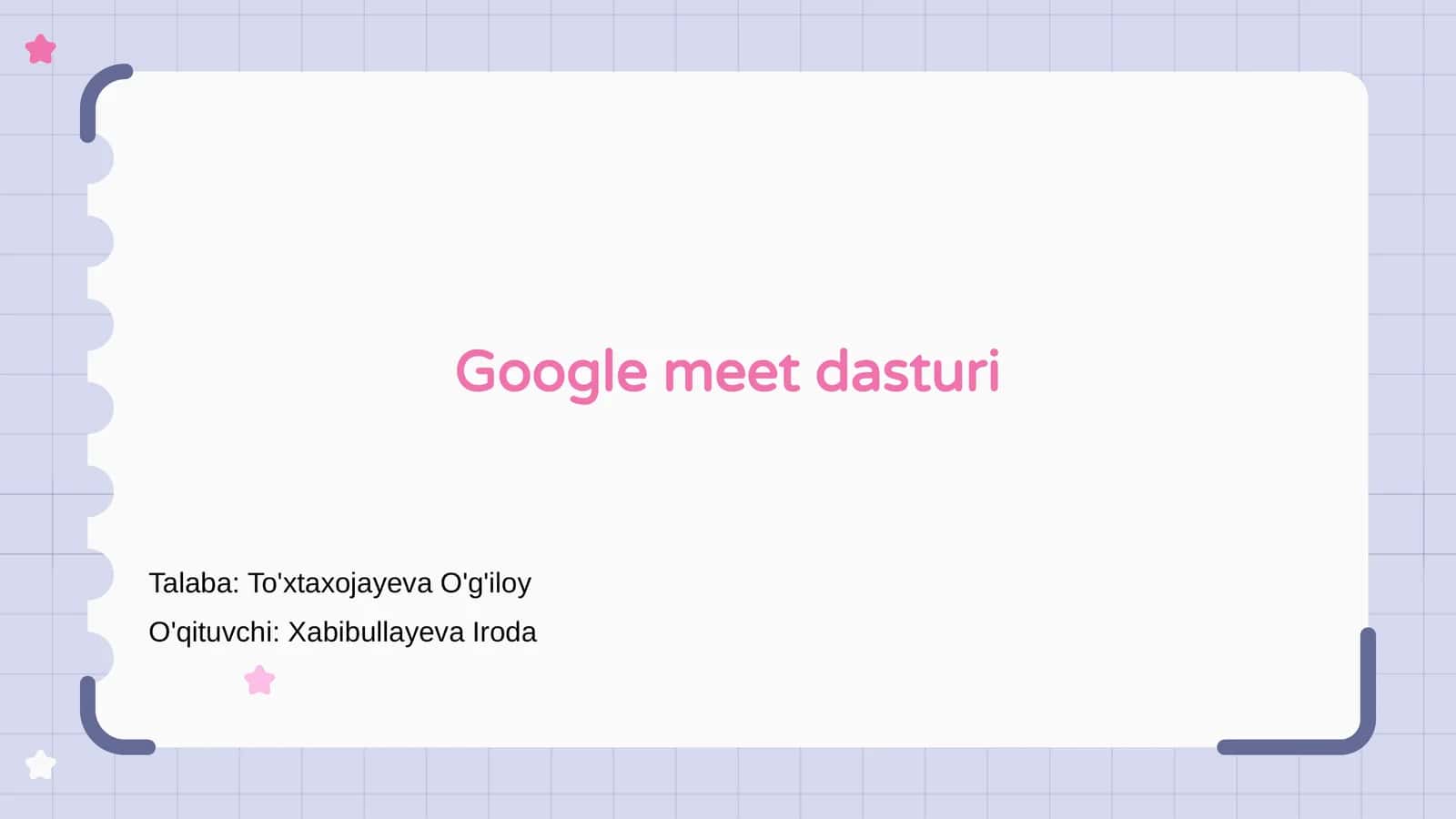 Google Meet dasturi 1