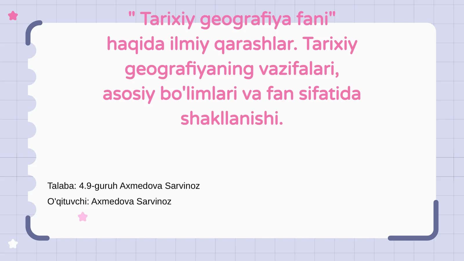 Tarixiy Geografiya Fanining Asoslari 1