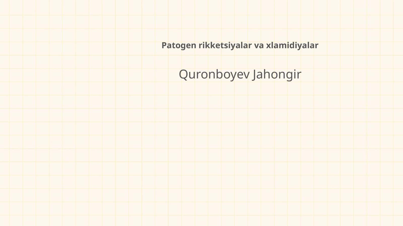 Patogen rikketsiyalar va xlamidiyalar 1