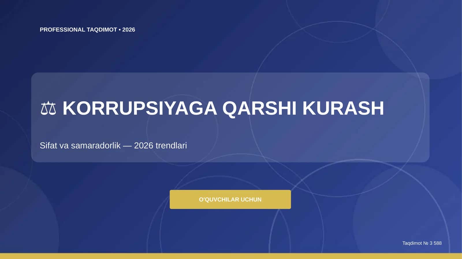 Korrupsiyaga qarshi kurash: sifat va samaradorlik (2026 trendlari) 1
