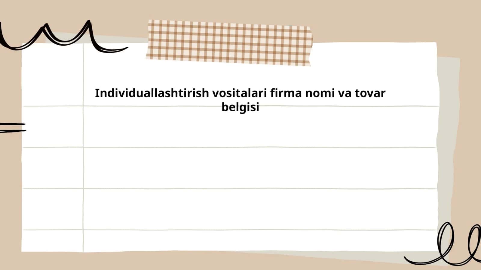 Individuallashtirish vositalari 1