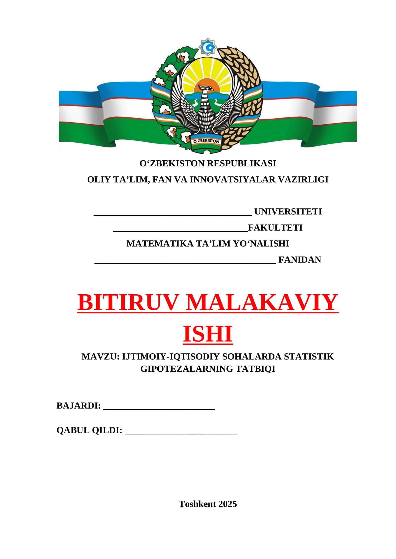 IJTIMOIY-IQTISODIY SOHALARDA STATISTIK 1