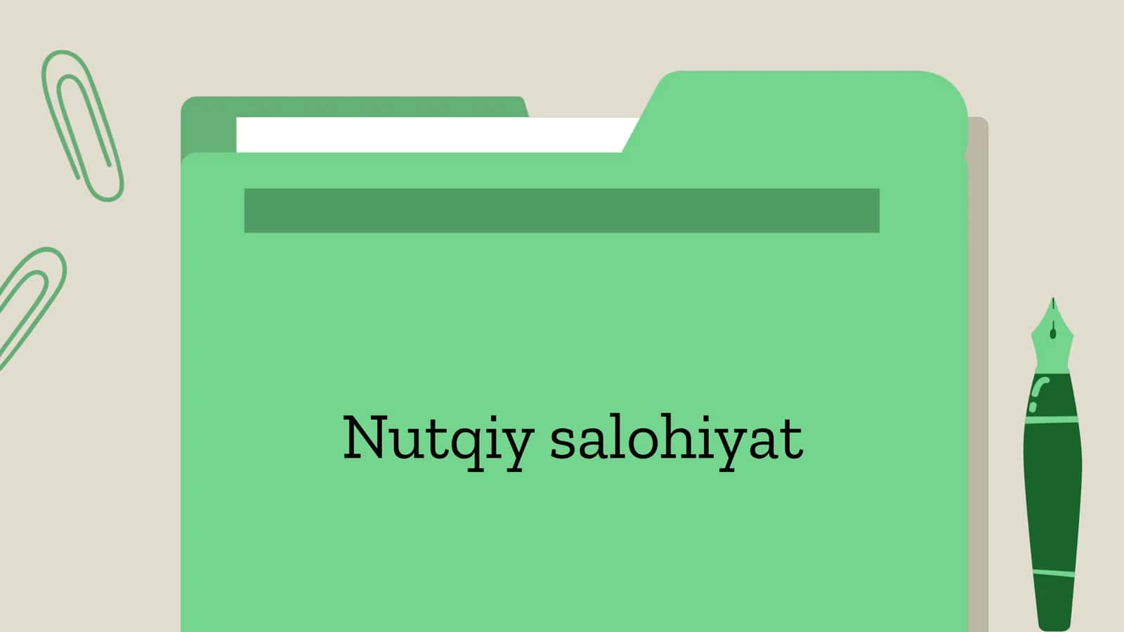 Nutqiy salohiyat 1