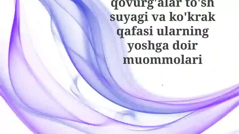 Yoshga bog'liq qovurg'a qafasi