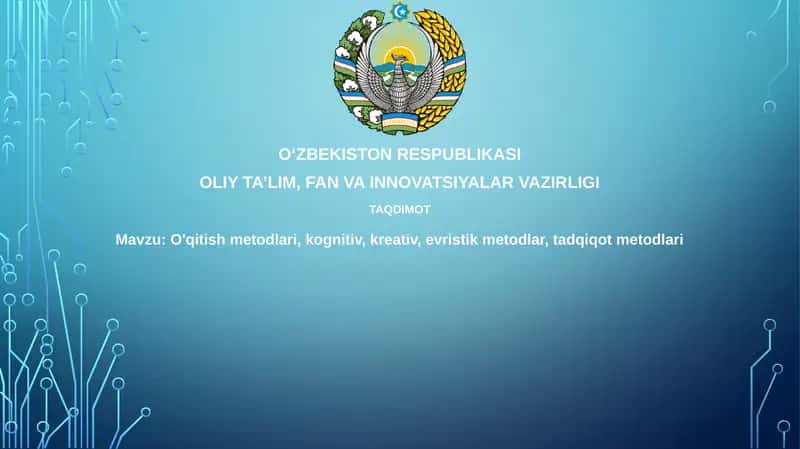 O'qitishmetodlari 1
