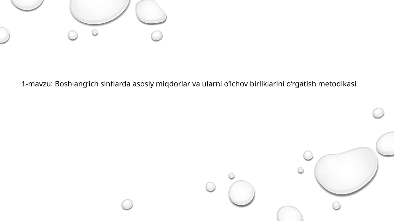 Boshlang‘ich sinflarda asosiy miqdorlar va ularni o‘lchov birliklarini o‘rgatish metodikasi 1