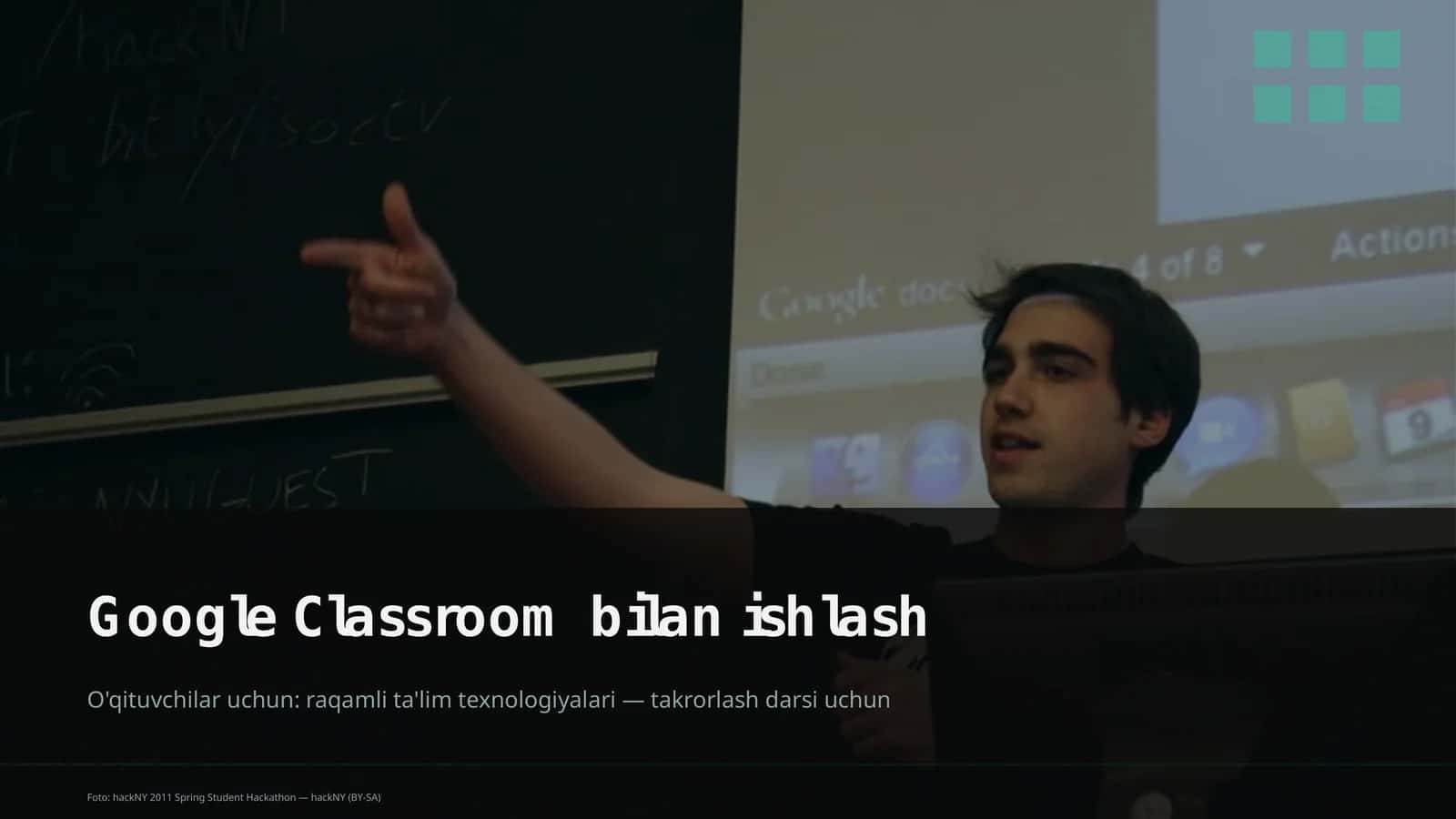 Google Classroom bilan ishlash 1