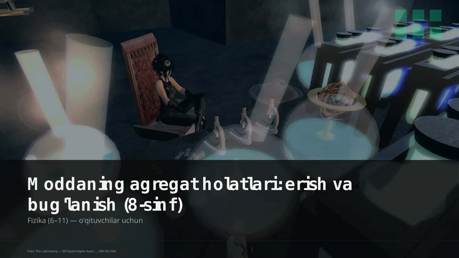 Moddaning agregat holatlari: erish va bug'lanish (8-sinf) 1