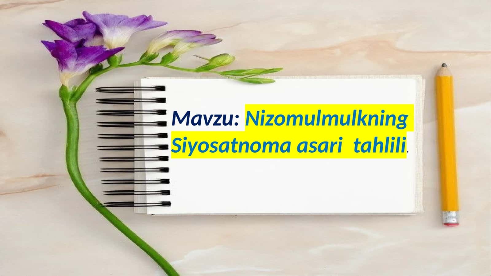 Nizomulmulkning Siyosatnoma asari tahlili 1