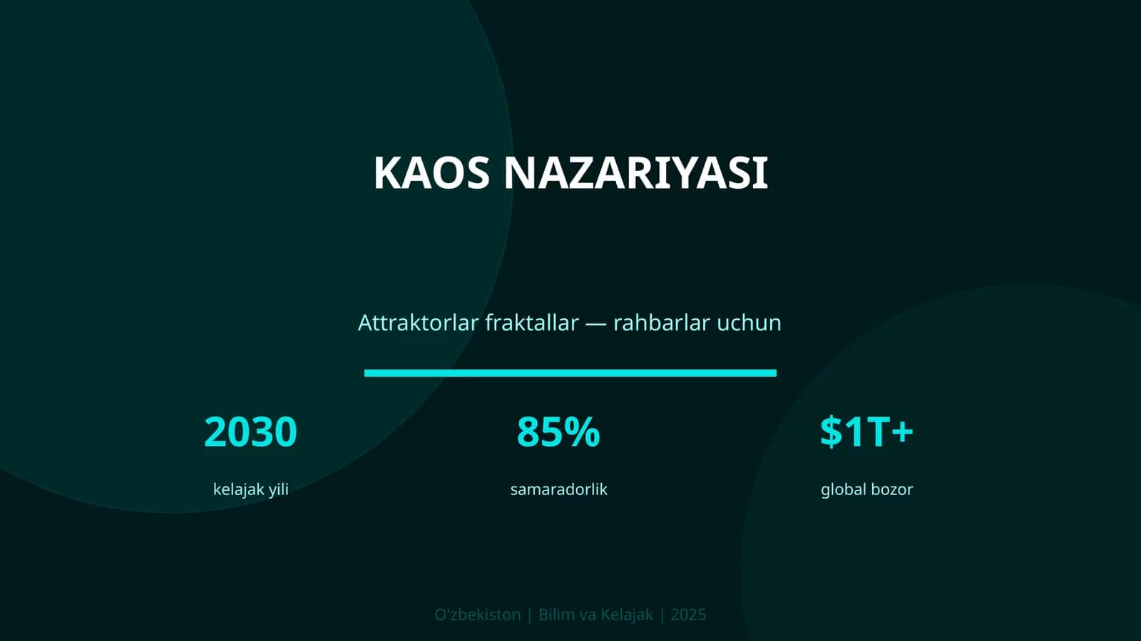 KAOS NAZARIYASI 1