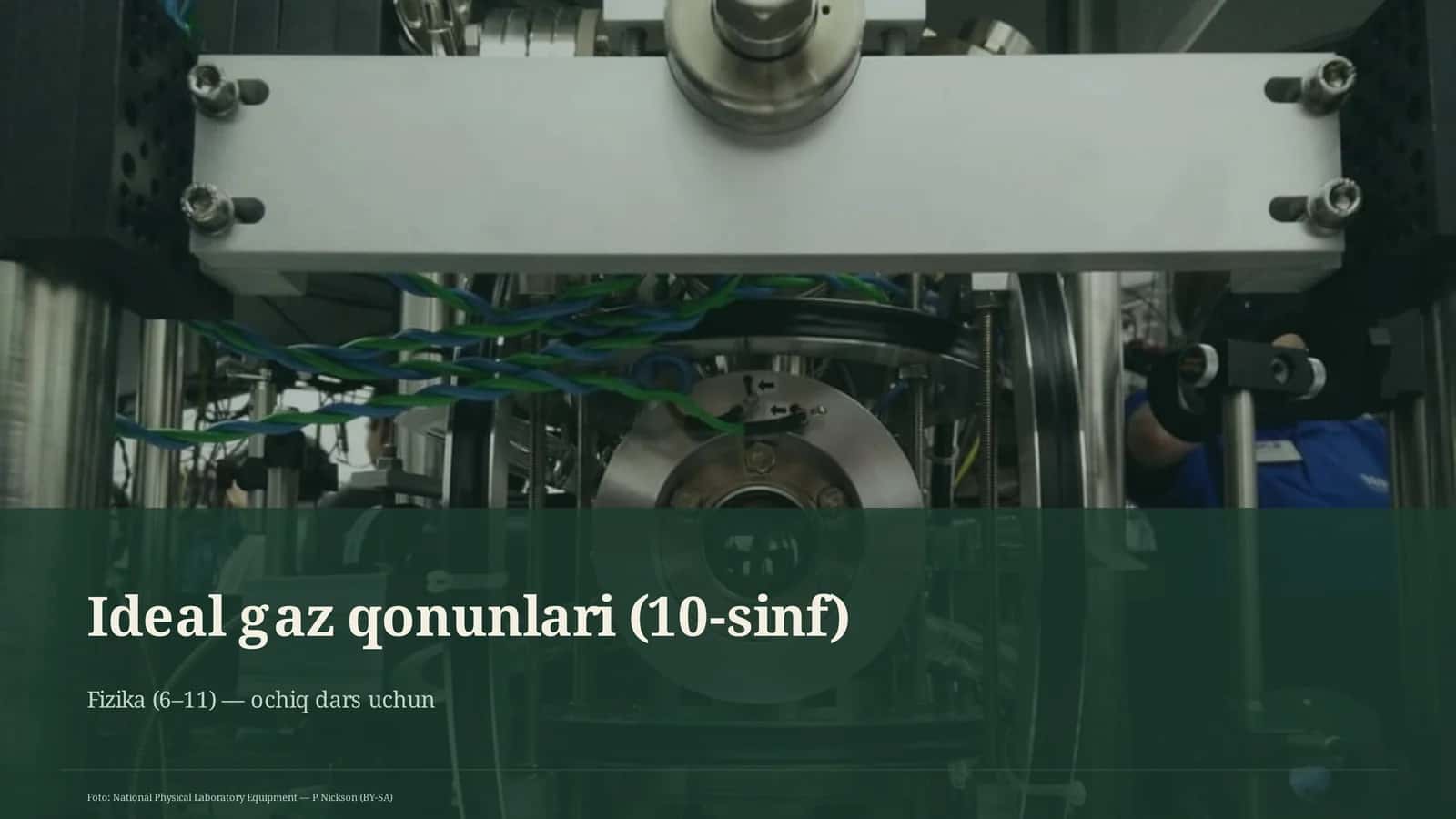 Ideal gaz qonuni (10-sinf) 1