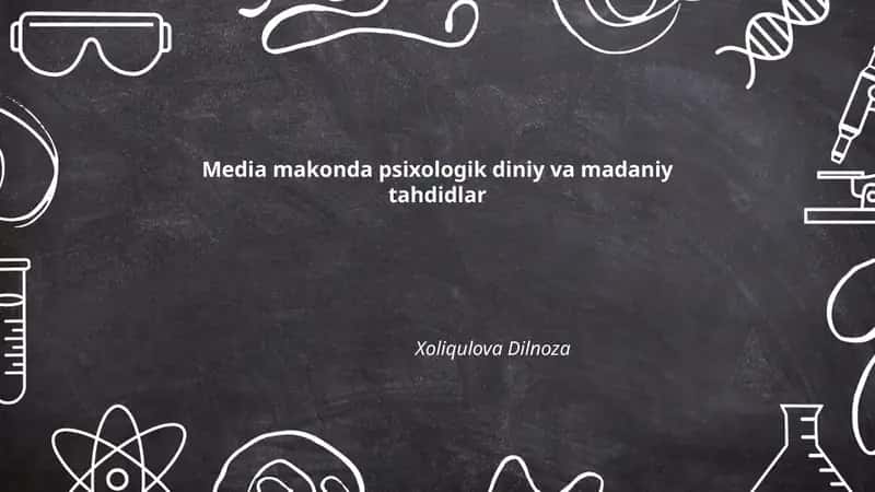 Media makonda psixologik diniy va madaniy tahdidlar 1