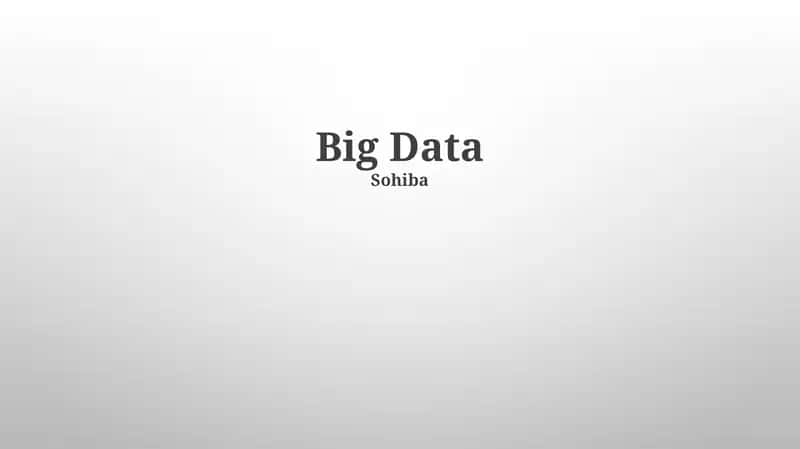 Big Data 1