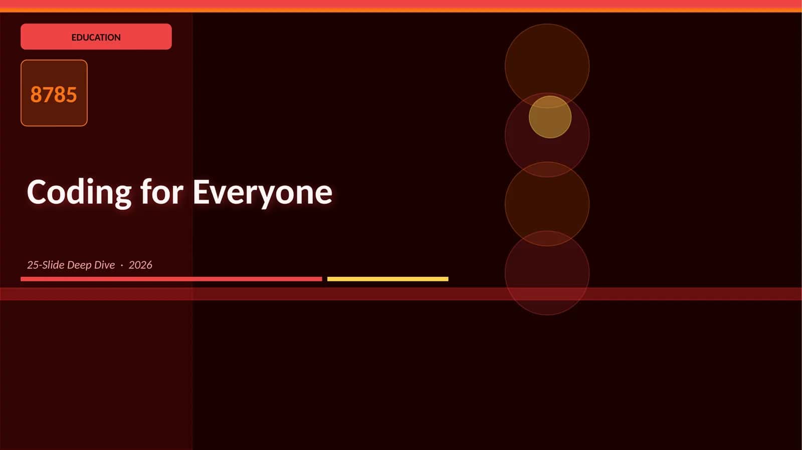 Coding for Everyone 1