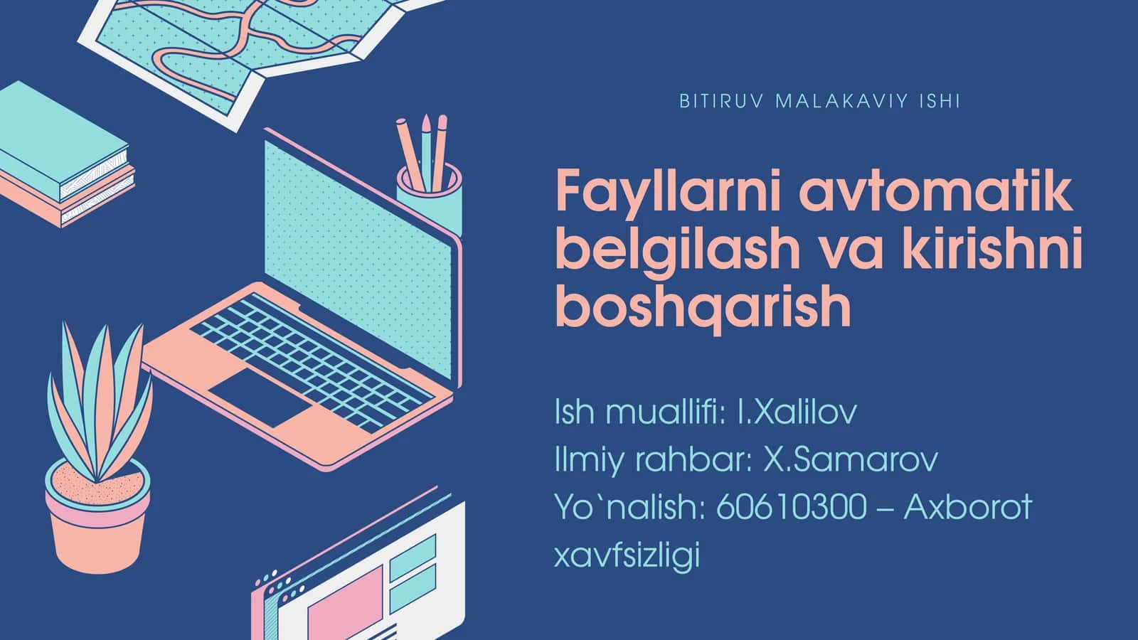 Fayllarni avtomatik belgilash va kirishni boshqarish 1
